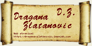 Dragana Zlatanović vizit kartica
